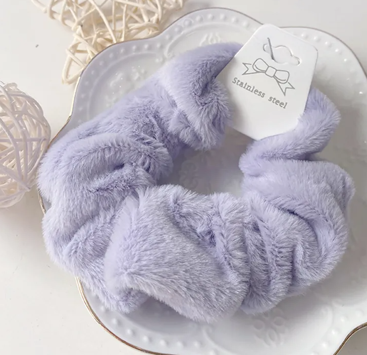 Chouchou Velours effet Peluche