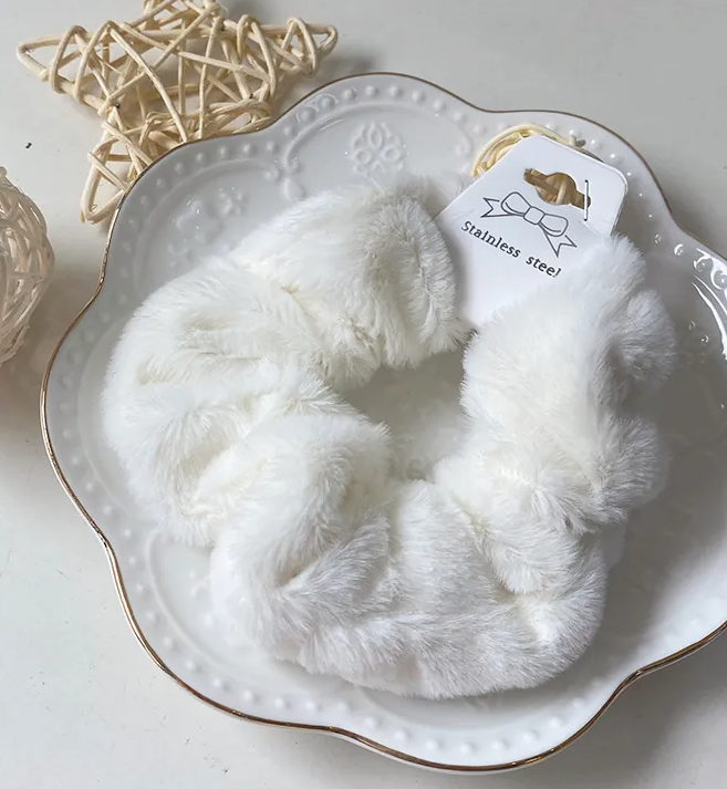 Chouchou Velours effet Peluche